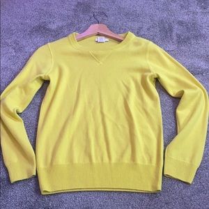 Crewcuts Brilliant Chartreuse Cashmere Sweater